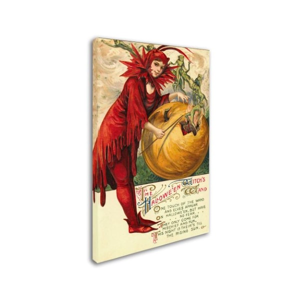 Vintage Apple Collection 'Halloween Twelve' Canvas Art,12x19